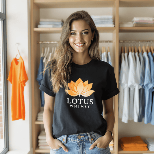 „Hvordan en enkel idé blev til en T-shirt med en historie” - Lotus-Whimsy